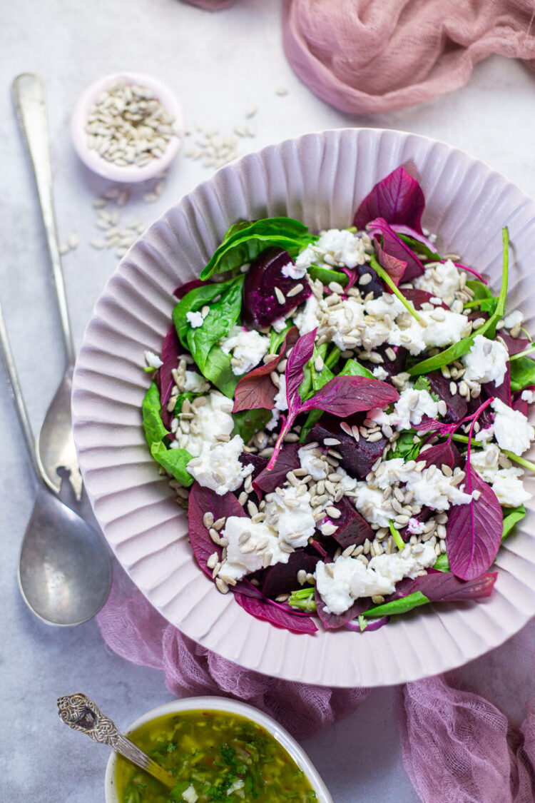 Beetroot and Goats Cheese Salad
